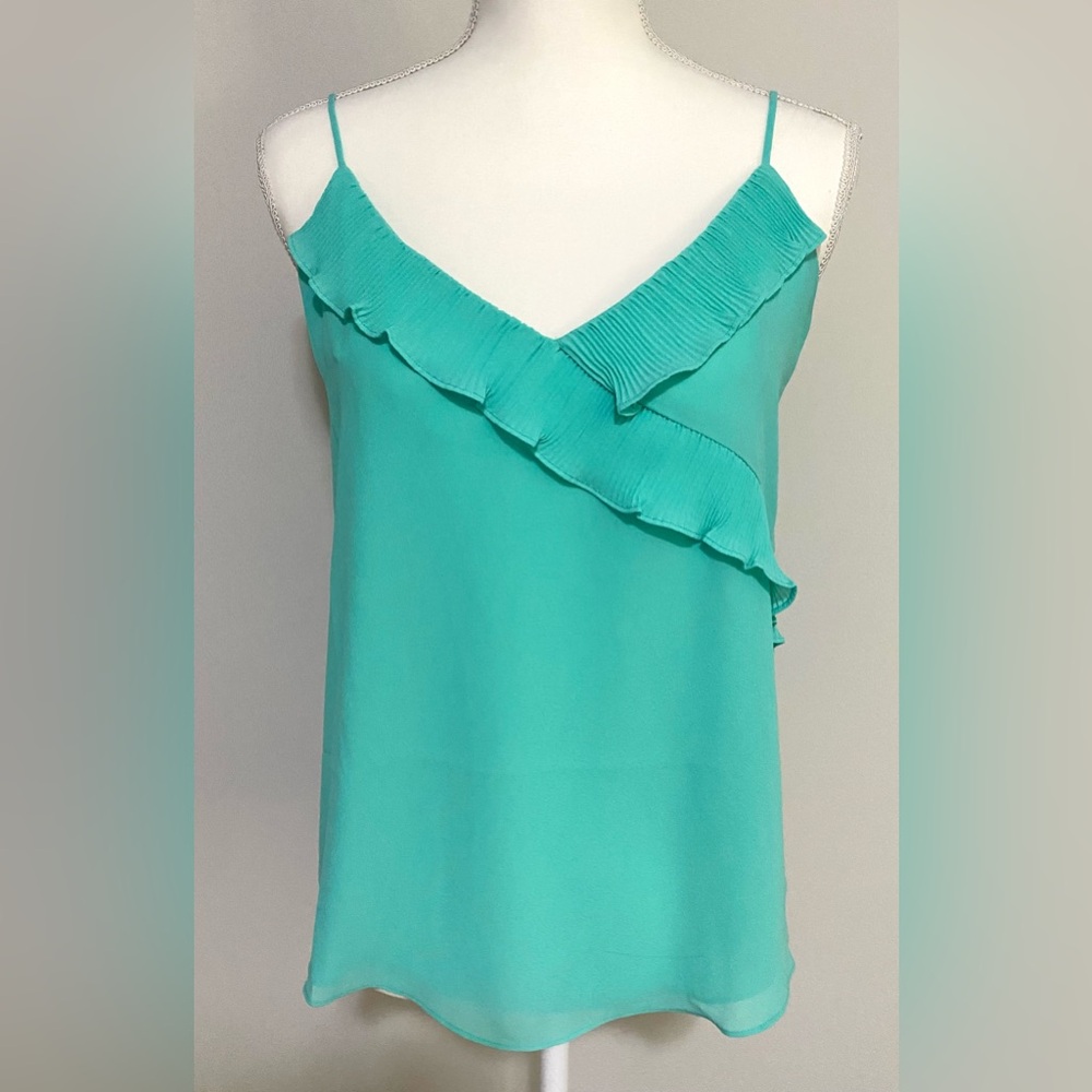 Naked Zebra Womens S Mint Green Cami Tank Top Boho Fall Festival Coastal Preppy - Picture 12 of 12